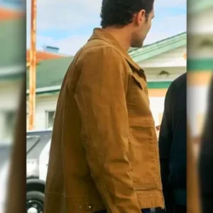 Shop The Hunting Party Josh McKenzie Brown Denim Jacket