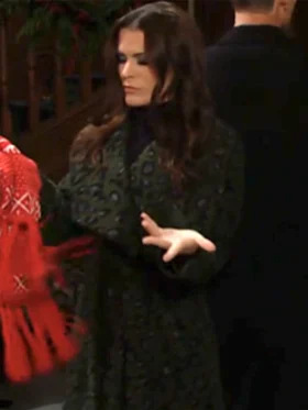 Shop The Young and the Restless Chelsea Newman Green Coat