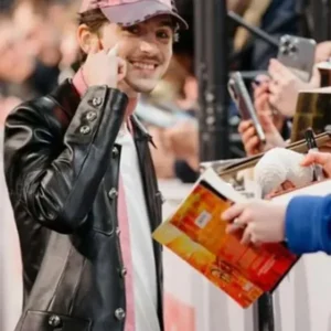 Shop Timothee Chalamet A Complete Unknown Black Leather Jacket