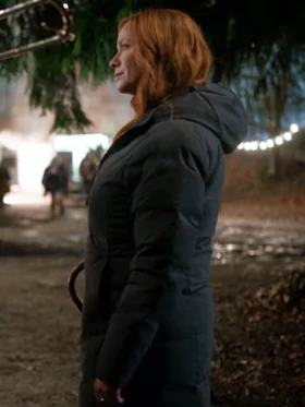 Small Town Big Story S01 Christina Hendricks Hooded Jacket Side