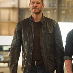 Sniper The Last Stand Chad Michael Collins Black Jacket