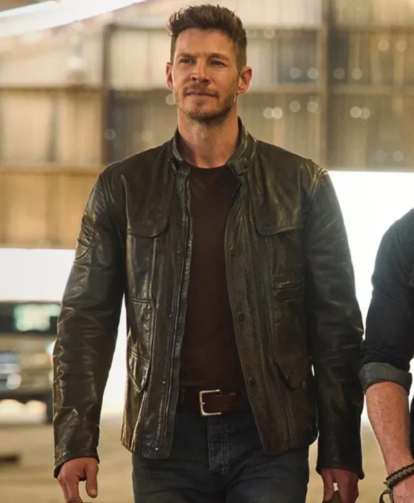 Sniper The Last Stand Chad Michael Collins Black Jacket