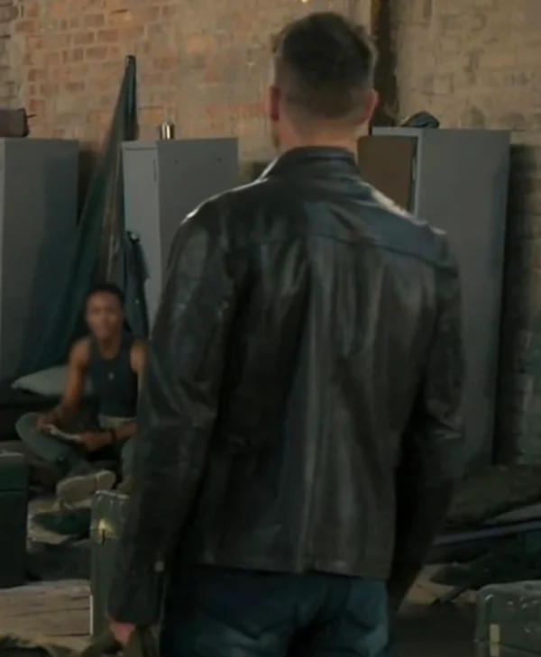 Sniper The Last Stand Chad Michael Collins Black Jacket Back