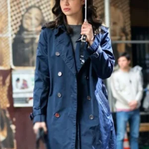 Sofia Carson The Life List Blue Coat