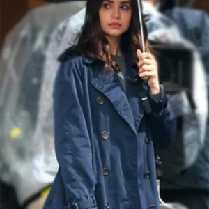 Sofia Carson The Life List Blue Coat For Sale