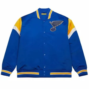 St Louis Blues Blue Satin Jacket