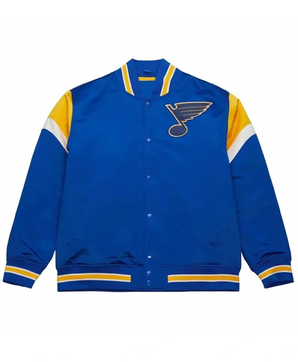 St Louis Blues Blue Satin Jacket