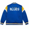 St Louis Blues Blue Satin Jacket Back