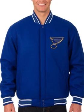 St Louis Blues Blue Wool Jacket