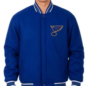 St Louis Blues Blue Wool Jacket