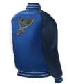St Louis Blues Starter Varsity Jacket Back
