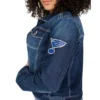 St Louis Blues Trucker Jacket Back