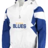 St Louis Blues White And Blue Pullover Jacket