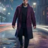 Staz Nair Virdee Purple Trench Coat