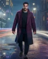 Staz Nair Virdee Purple Trench Coat