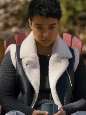 Stef SkyMed S03 Sherpa Leather Vest