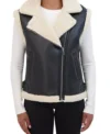 Stef SkyMed S03 Sherpa Leather Vest For Sale