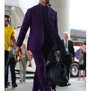 Super Bowl 2025 Jalen Hurts Purple Suit For Sale