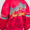 Super Bowl LIX Interception Varsity Jacket Back