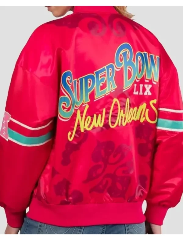 Super Bowl LIX Interception Varsity Jacket Back