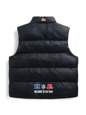Super Bowl LIX Puffer Vest Back