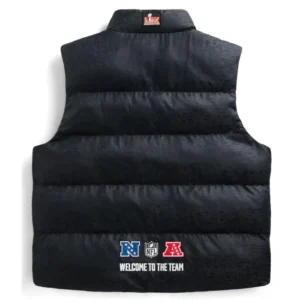 Super Bowl LIX Puffer Vest Back
