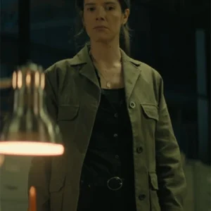 Susan Duffy Reacher S03 Green Cotton Jacket