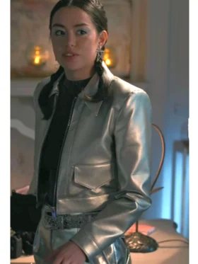 Sweet Magnolias S04 Annie Sullivan Silver Leather Jacket