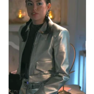 Sweet Magnolias S04 Annie Sullivan Silver Leather Jacket