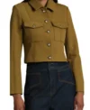 Sweet Magnolias S04 Helen Decatur Green Cropped Jacket For Sale