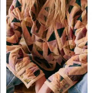 Sweet Magnolias S04 Maddie Townsend Patchwork Jacket For Sale