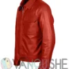 Sza Super Bowl Lix Halftime Show Red Leather Jacket left