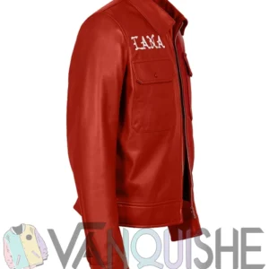 Sza Super Bowl Lix Halftime Show Red Leather Jacket right