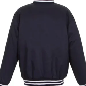 Tampa Bay Lightning Front Hit Poly Twill Navy Jacket Back