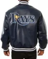 Tampa Bay Rays leather jacket Back