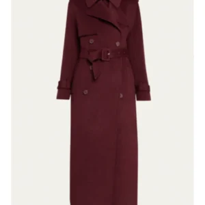 Tessa Porter The Young and the Restless Burgundy Coat