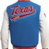 Texas Rangers Wool Varsity Jacket Back