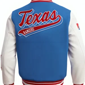 Texas Rangers Wool Varsity Jacket Back