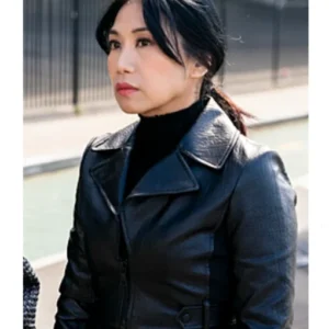 The Equalizer S05 Melody Bayani Cropped Biker Jacket