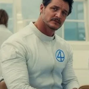 The Fantastic Four First Steps Pedro Pascal White Jacket