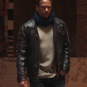 The Lost Princess Gary Dourdan Black Leather Jacket