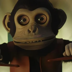 The Monkey Brown Leather Vest