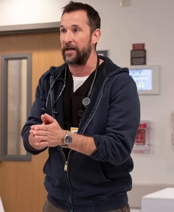 The Pitt S01 Noah Wyle Blue Hoodie