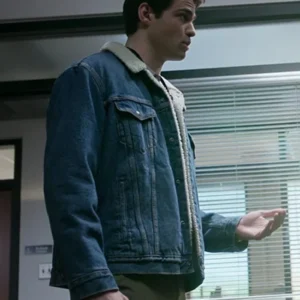 The Recruit Laura Haddock Black Puffer Jacket Side