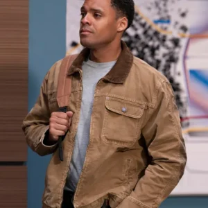The Rookie S07 Deric Augustine Brown Cotton Jacket