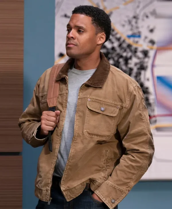 The Rookie S07 Deric Augustine Brown Cotton Jacket