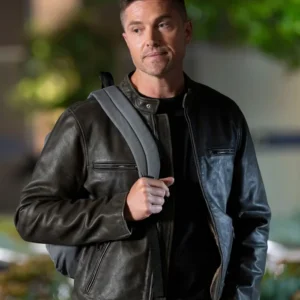 The Rookie S07 Eric Winter Black Leather Jacket