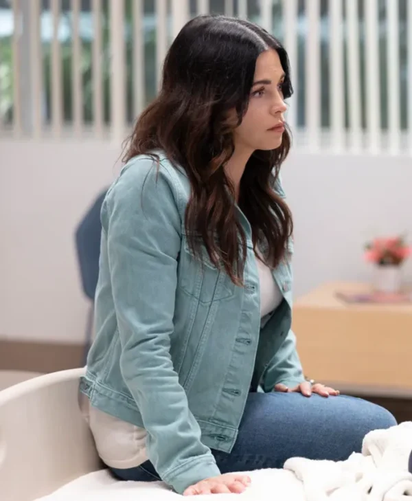The Rookie S07 Jenna Dewan Blue Denim Jacket Side