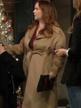 The Young And The Restless Mariah Copeland Beige Coat