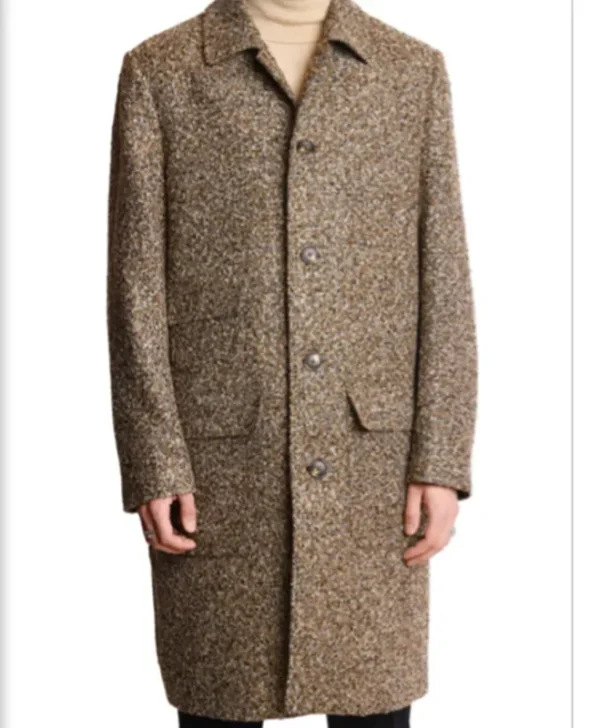 The Young and the Restless Damian Kane Brown Tweed Coat For Sale